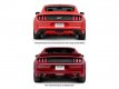 Ford Mustang Diffuser GT350 Style Quad Tip 15-17 15-17 Mustang Diffuser GT350 Style Quad Tip
