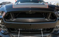 15-17 Mustang Grille Open Carbon