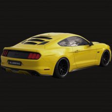 Ford Mustang S550 Louver Glassskinz TEKNO3 15-23 Mustang Louver TEKNO 3
