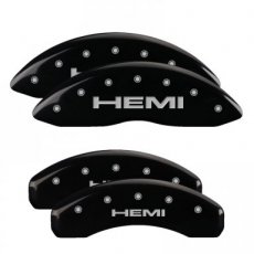 Dodge Ram 1500 DT Caliper Covers HEMI Black 19+ RAM DT Remklauw Covers HEMI Zwart