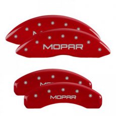 Dodge Ram 1500 DT Caliper Covers MOPAR Red 19+ RAM DT Remklauw Covers MOPAR Rood