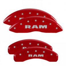 Dodge Ram 1500 DT Caliper Covers RAM Red 19+ RAM DT Remklauw Covers RAM Rood