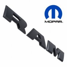 RAM DT Door Emblem Matte Black MOPAR