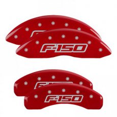 Ford F150 Caliper covers F-150 Red/Silver 15-20 F-150 15-20 Remklauw Covers F-150 Rood/Zilver