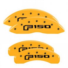 Ford F150 Caliper covers F-150 Yellow/Black 15-20 F-150 15-20 Remklauw Covers F-150 Geel/Zwart