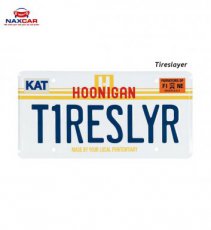 Hoonigan License Plate Tireslayer Hoonigan Nummerplaat Tireslayer