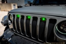 Jeep JL Grille Licht Groen