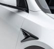 Tesla Model Y Aero ADD-ON FENDER VENTS Model Y Spatbord Trim Carbon 2020+