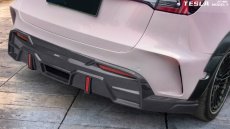 Tesla Model Y Koolstofvezel Diffuser 2021+ Model Y Achter Diffuser CARBON 2021+