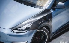 Tesla Model Y Koolstofvezel Spatborden 2021+ Model Y Spatborden CARBON Prepreg 2021+